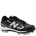 New Balance Pedroia Red/Black Youth Rubber Baseball Cleats