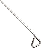 Bel-Art Scienceware 377360006 Stainless Steel Bacterial Cell Spreader, 16mm Wide For 6cm Plates, 8