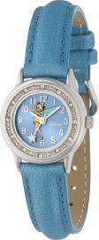 Disney Watches, Disney Womens Jewelled Blue Tinkerbell Watch MC0030, Womens Watches, Womens Disney Watches