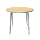 Intellect Series Round Activity Table with Adjustable Legs Size: 48
