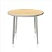 Intellect Series Round Activity Table with Adjustable Legs Size: 48