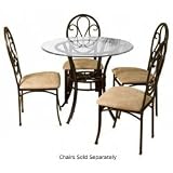 Lucianna Dining Table in Brown Finish Southern Enterprises DN1490