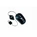 Toshiba Retractable Mini Mouse, Gloss Black
