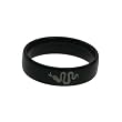 Acrylic Ring with Laser Cut Snake Design - Width: 5mm - Size: 6-12