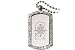 Seattle Mariners Dog Tag Necklace