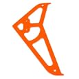 G-10 TailRotor Fin, Hi-Vis Orange: T-Rex 450