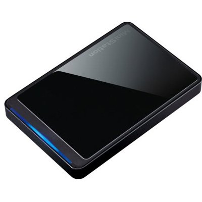 Buffalo Technology MiniStation Stealth 500 GB USB 2.0 Portable External Hard Drive HD-PCT500U2/B (Black)