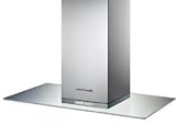 Rosieres - RHV 93 IN - Hotte D&eacute;cor / Chemin&eacute;e - Int&eacute;grable - 90 cm - Inox et Verre