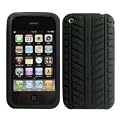 Black Tyre Tread Silicone Skin Case For Iphone 3g/3gs New Product