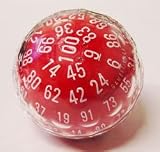100-Sided 1-1/2 Dice Red