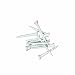 Longridge Uni Golf  Tees Umweltfreundliche, Biologisch Abbaubare, Weiß, 70Mm, Tecs70