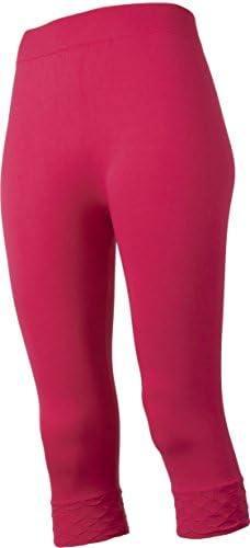 GOODSNEEDS Crop Soft Touch Seamless Women's Leggings Crimson