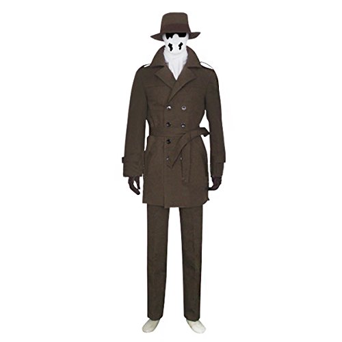 HZYM Men's Watchmen Rorschach Cosplay Costume Outfit (M)