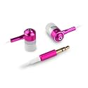 SONY TABLET S IN-EAR METALLIC PREMIUM HEADSET HOT PINK PART OF THE QUBITS ACCESSORIES RANGE