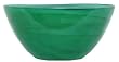 Colorful Recycled Art Glass Large Emerald Green Salad Bowl 160oz