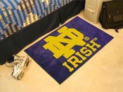 Notre Dame Fighting Irish 20x30 inch Starter Rugs/Floor Mats