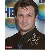 Nathan Fillion Signed In-person 8x10 Photograph Candid