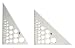 TRIANGLE ALUM 45/90 DEG 8 INCH