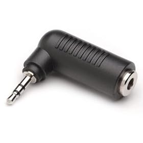3.5mm Jack to 3.5mm Right Angle Jack Stereo Adaptor - VASI4KO