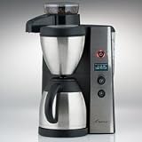 Capresso CoffeeTEAM Therm Stainless Coffeemaker/Burr Grinder Combo