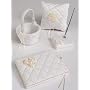 Wilton Wedding Day Eternity Ensemble 4pc. set; pillow, basket, guest book, pen & holder