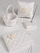 Wilton Wedding Day Eternity Ensemble 4pc. set; pillow, basket, guest book, pen & holder