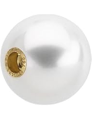 18K Yellow Gold 13.00mm Fine Round South Sea Cultured Pearl Swap