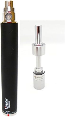 1300mAh Vision Spinner Battery, Black with Mini Protank 3, USB and Wall Charger