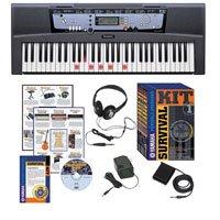 - 	 Yamaha EZ200 61-KEY Lighted Keyboard With Survival Kit B - Yamaha EZ200KIT