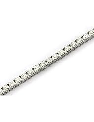 14K White Gold Diamond Bracelet