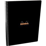 Rhodia Wirebound Black Meeting Book 9 x 11 3/4