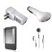 USB Car Charger, USB Travel Charger, Earphones, and Screen Protector for Kindle Wireless Reading Device, 6" Display Latest Generation