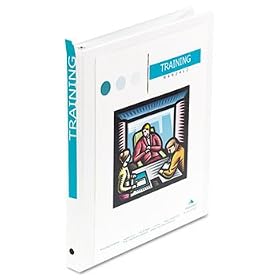 Economy Vinyl Round Ring View Binder, 11 x 8-1/2, 1/2 Capacity, White