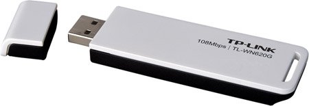 108Mbps 2.4 GHz TP-Link TL-WN620G 802.11g+ 802.11b g Wi-Fi Wireless USB 2.0 Adapter Dongle with internal antenna