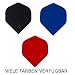 12 Nylon Stoff Longlife Dart Flights (4 Sätze)