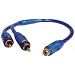 DB Link Double Shielded Competition Series CLY2MZ 2 Male To 1 Female RCA Y Adapter
