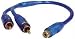DB Link Double Shielded Competition Series CLY2MZ 2 Male To 1 Female RCA Y Adapter