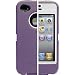 New OtterBox Defender Series Apple iPhone 4G White Plastic / Purple Silicone