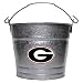Georgia Bulldogs Ice Bucket, Garden Planter, Galvanized w/ Metal Logo