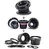 Lensbaby Muse Double Glass for Sony alpha SLR's Lens kit with Lensbaby optics Kit - Lensbaby Accessary Kit with 0.6X Wide Angle / 1.6X Telephoto Macro Kit, & Creative Aperture Kit