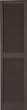 Richwood Brown 15x43 Open Louver Shutter Pair