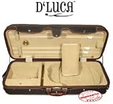 D'Luca Heavy Duty Oblong Violin Case 4/4 Black-Beige, CP05M-BDB