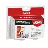  : Canon BCI-24 CLR, BLK and Glossy Photo Paper Combo Pack (6881A055)