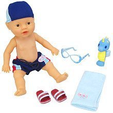 MGA Entertainment BB Mommy Look I Can Swim-Boy