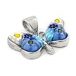 Millefiori Butterfly Pendant