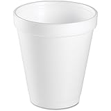 Dart 8J8 3.2" Top & 2" Bottom Diameter, 3.5" Height, White Foam Cup, 8 oz