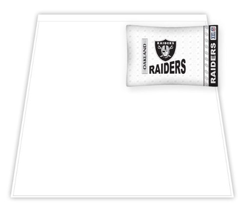 NFL Oakland Raiders Micro Fiber Sheet Set Twin