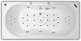 Pegasus Helena Chromotherapy Whirlpool Bath with Hydro, 1900x900mm