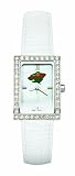 NHL Minnesota Wild Ladies Allure Watch White Leather Strap - WIL132