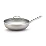 Farberware Premium 12 Inch Cov Deep Skillet, Platinum